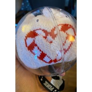 VS PINK Fuzzy Socks Ornament